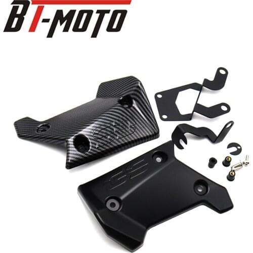 For BMW R1250GS R1200GS Adventure GS/ADV/LC New Black Carbon Fiber Texture Guard Protector Upper Frame Infill Middle Side Panel