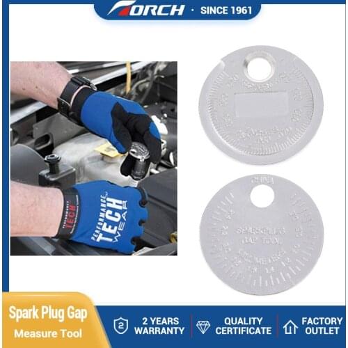 New Spark Plug Gap Opener Candle Measure Tool 0.6-2.4mm Range SparkPlug Gap Tool Gage Gauge Stainless Keychain Key Ring In Stock