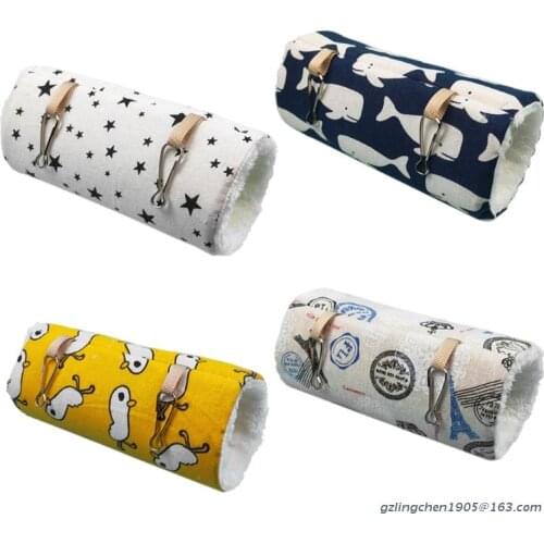 P8DE Small Animal Hammock Warm Tunnel Bed House Playground Cage Nest Accessories for Sugar Glider Hamster Easy to Attach