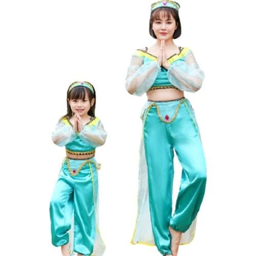 Cosplay Princess Dress Cosplay Costume Belly Dance Clothes Indian Dancer Fantasia Fancy Stage Performance Costume