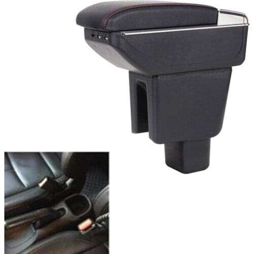 For Honda Brio armrest box central Store content box cup holder ashtray interior car-styling decoration accessory 14-18