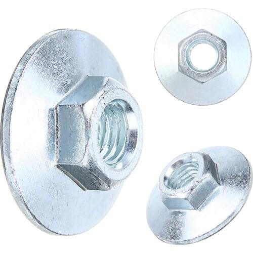 M14 Thread Quick Release Flange Nut Angle Grinder Disc Uick Change Locking Flange Nut Fasteren Replacement Tools Parts