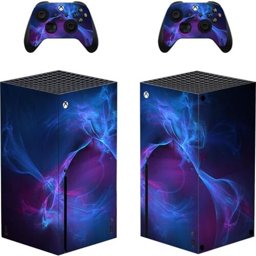 Smoke Style Xbox Series X Skin Sticker for Console & 2 Controllers Decal Vinyl Protective Skins Style 1