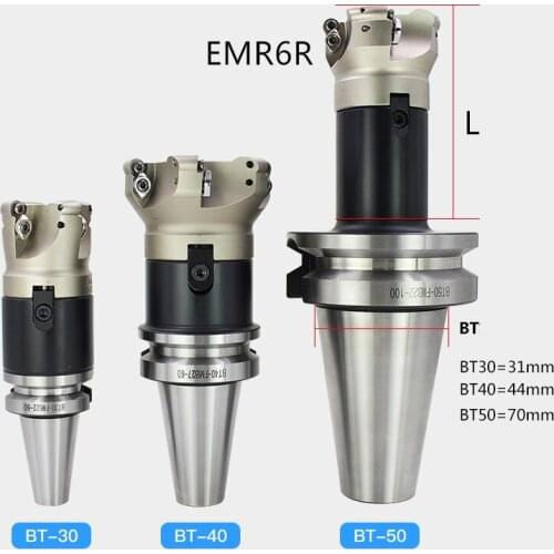 Face end mill shoulder milling cutter KEMR6 and BT30 Tool holder set CNC Milling New