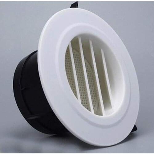 Air Vent Outlet Grille Wall Round Ventilation Cover Corner Air Diverter Decorative Grille Vent Return Register Easy Air Flow Fal