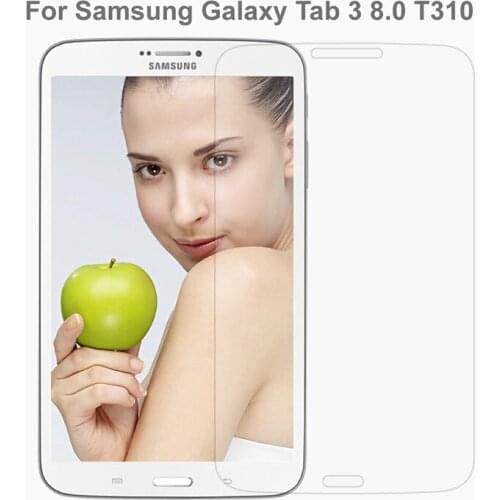 9H 2.5D 0.3MM Tempered Glass For Samsung Galaxy Tab 3 T310 T311 8" Screen Protect Clear Cover For SM-T310 SM-T311 Protector Film