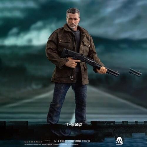 1/12 Scale Movable 6'' Full Set Male Soldier Action Figure Doll Toys 3Z0152 T-800 Arnold