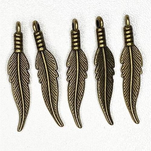 10PCS Two Color Metal Zinc Alloy Double-Faced Wing Charms Fit Jewelry Pendant Charms Makings