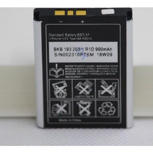 10pcs/lot 900mAh Phone battery BST-37 For Sony Ericsson J100i K200i T280i K610i W700 W710C D750i K750C W350 W800i W810i Z300i