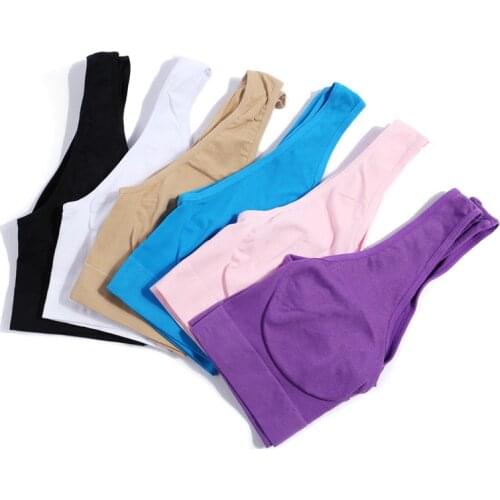 3pcs/set Seamless Wireless Women Sleeping Bra No Pads Plus Size XXXL Underwear Women Crop Tops