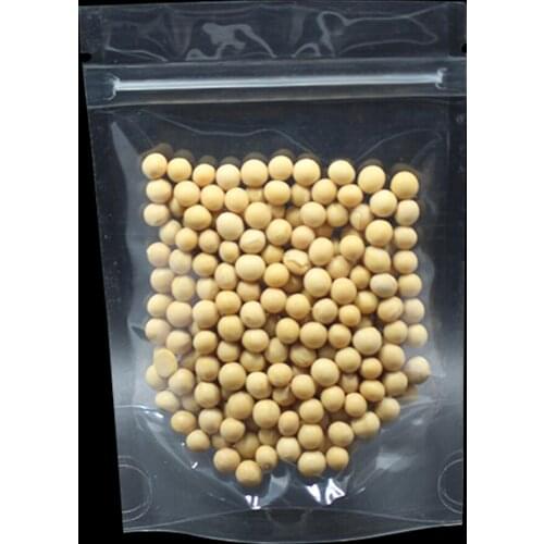 4.7''x7.9'' (12x20cm) Stand Up Clear Plastic Package Pack Bag for Food Coffee Nuts Sugar Storage Resealable Zipper Lock Bag