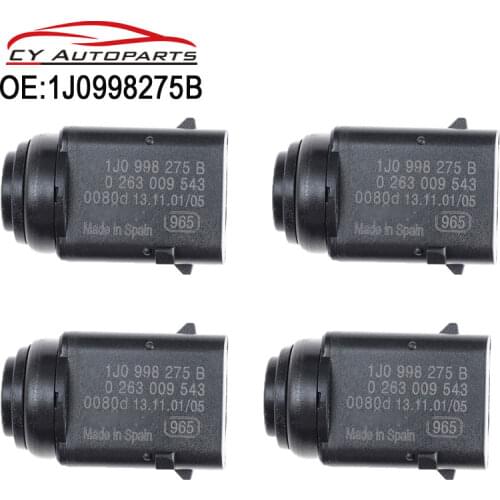 4PCS New PDC Parking Sensor For Volkswagen Touareg 1J0998275B 0263009543 95560627502