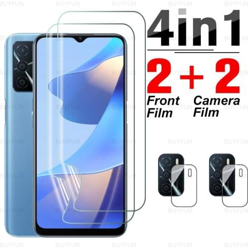 4in1 Camera Lens Film For Oppo A16 6.52inch Front Hydrogel Film for oppo a16 appo A 16 16A CPH2269 safety protective soft film