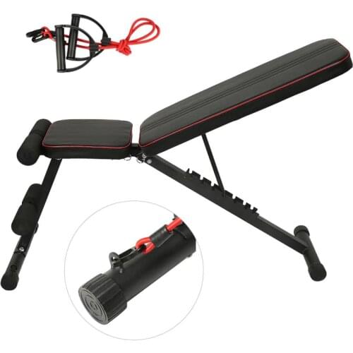 4 In 1 Foldable Weight Benches Press Chair Bench Gym For Abdominal Support, Dumbbells For Workout Fitness Equipment