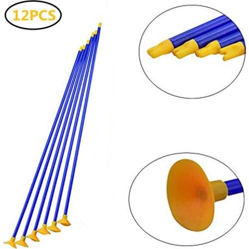 6/12Pcs Replacement Arrows 47cm Long Arrow Children Archery Game Safety Rubber Arrows for Kids Hunting Arrows Archery Bow Set