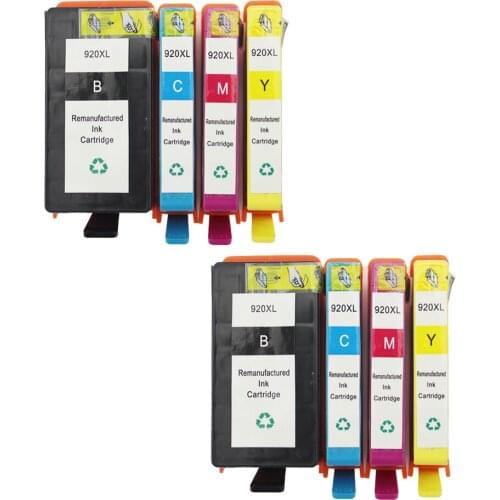 8 Pack High quality ink cartridge Compatible FOR HP920XL Replacement FOR HP Officejet Pro:6000 6500