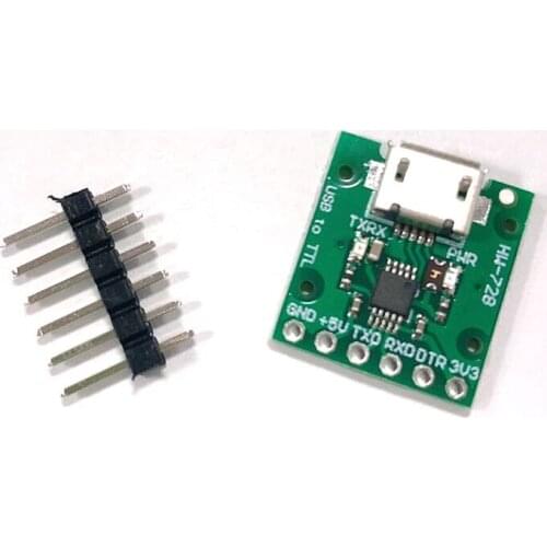 CH340E USB to TTL Serial Converter, 5V/3.3V Alternative CH340G Module For Arduino Pro mini