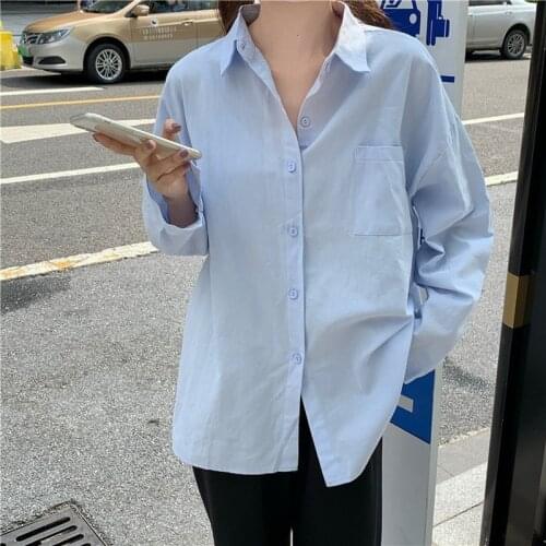 Cheap wholesale 2021 spring summer autumn new fashion casual ladies work women Blouse woman overshirt female OL Fy8125