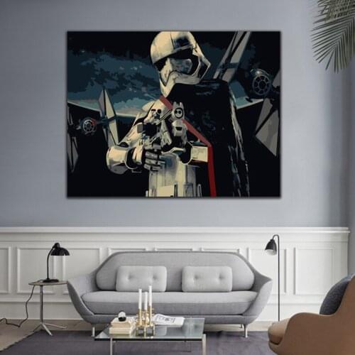 DIY colorings pictures by numbers with spaceman picture drawing Relief painting by numbers framed Home