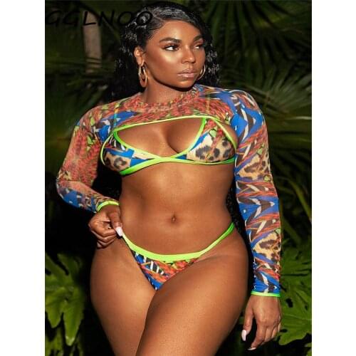 GGLNOO Swimwear With Mesh