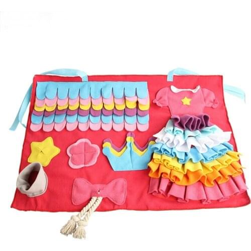 Pet Sniffing Mat Washable Dog Cat Smell Training Pad Consume Energy Puzzle Pets Toys Puppy Dogs Release Stress Train Blanket