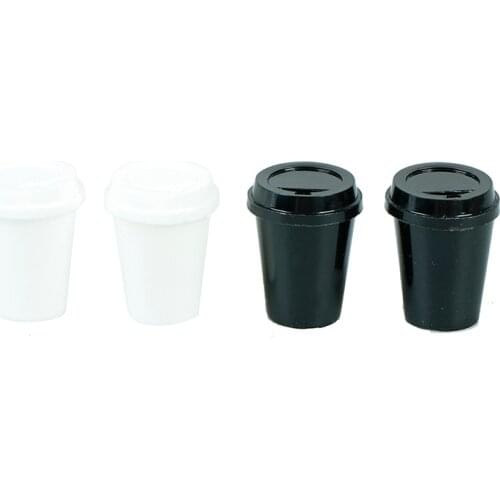 Mini Room Food Drink Cup For Doll DIY Miniature Dollhouse Coffee Empty Cup World Dolls Accessories Simulation Drink Kitchen Toys