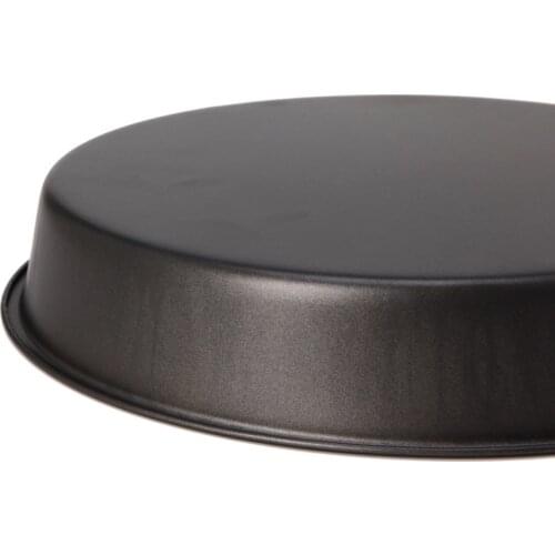 New Round Deep Dish Pizza Pan Non-stick Pie Tray Baking Kitchen Tool 24cm Steel