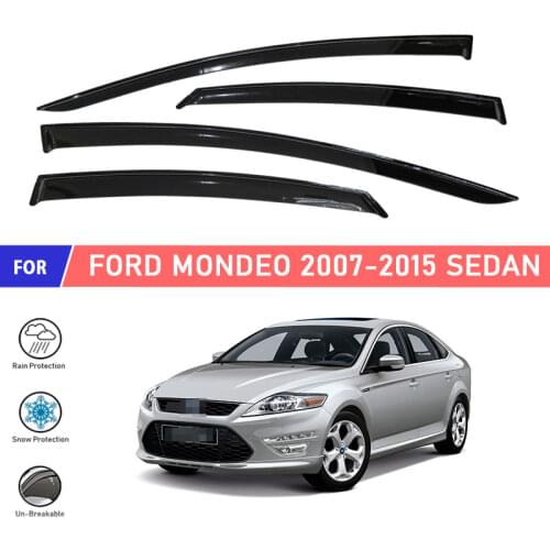 Window deflector for Ford Mondeo 2007-2015 Sedan car window deflector wind guard vent sun rain visor cover car styling decor