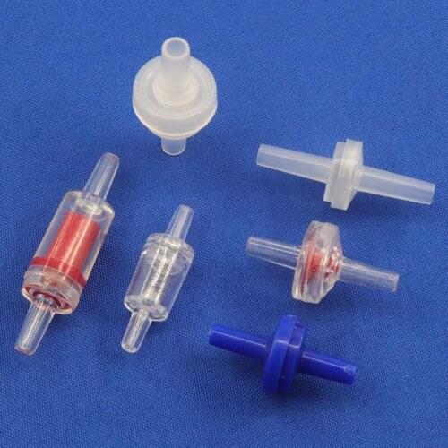 200~5pcs 4~6mm Flat Mouth Plastic Non-Return Valve Irrigation Hose Pipe Fittings Aquarium Soft Pipe Check Valve