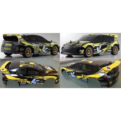 Kyosho 1/10 Scale Brushless Fazer FAB103 4WD rc On road Race car SSSSubaruU PC Body GT-R R35 M3 GT2 GT3 RS4 3 Evo
