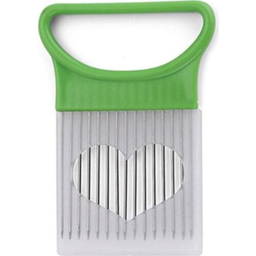 Onion Cutter Vegetable Cutting Loose Meat Tomato Onion Slicing Holder Kichen Creative Multifunction Onion Slicer Chopper Slicer