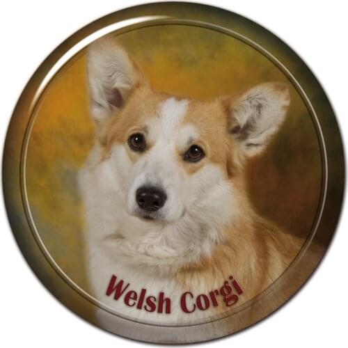 A0625# 13cm/17cm Removable Decal Welsh Corgi Breed Car Sticker Waterproof Accessories on Bumper Rear Window Laptop