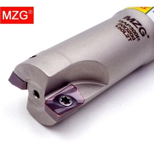 MZG BAP300R C25 C32 Right Angle EndMill Shank Shoulder Precision APMT 1135 CNC Lathe Machining Indexable Milling Cutter
