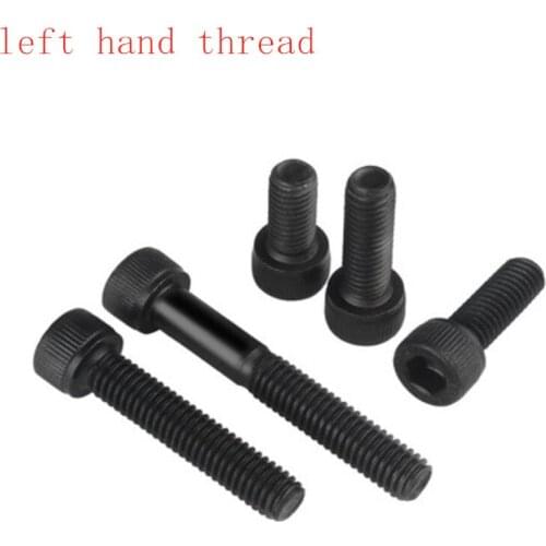 Left hand thread screws M3 M4 M5 M6 M8 M10 Grade12.9 DIN912 Left hand thread Hex Socket Head Cap Screw