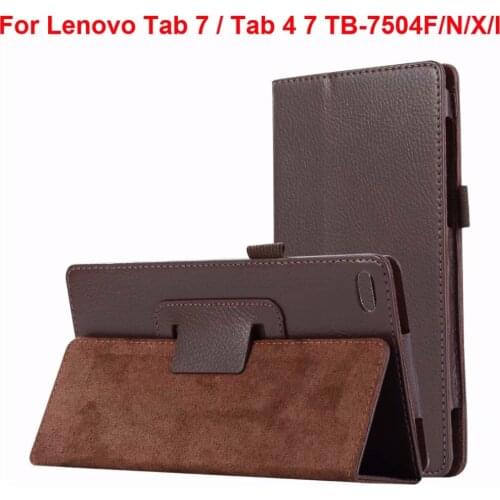 Stand Protector Case For Lenovo Tab 7 TB-7504 Cover Bag Tab 4 7 TB-7504F 7504X 7504N Shell Holder Tab4 7.0" 7504 tablet Capa