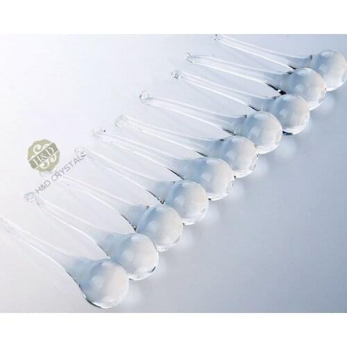 10 PCS Raindrop K9 Crystal Prism Chandelier Jewelry Making Home DIY Decoration Windchimes 20*80mm dreamcatcher wedding decor