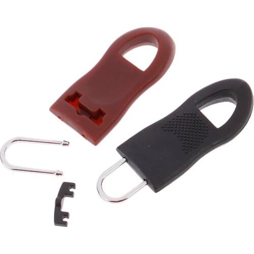 20PCS Detachable Metal Zipper Pull Tags Zip Fixer Zipper Puller Slider for Travel Bag Suitcase Clothes Tent Backpack