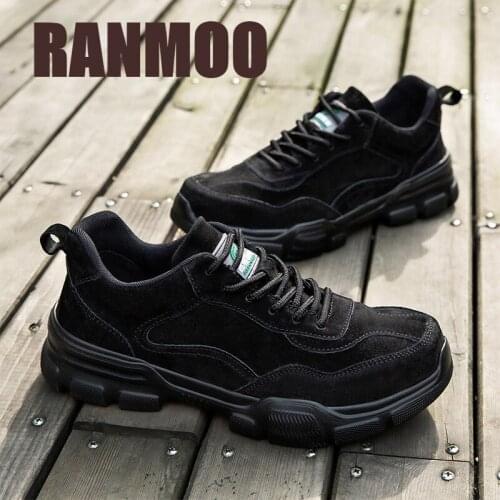 2021 Indestructible Shoes Men Safety Work Shoes All Season Outdoor Non-slip Steel Mid Sole Lightweight Men Boots Dropshipping