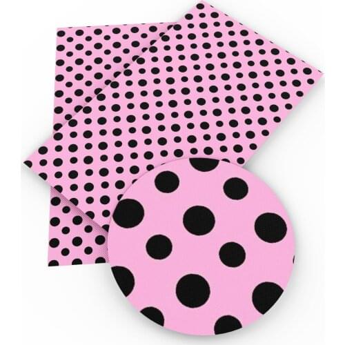 David accessories 20*33cm Dots Stripe Faux Synthetic Leather Fabric,DIY Garment HairBow Bags Decoration Crafts,1Yc3734