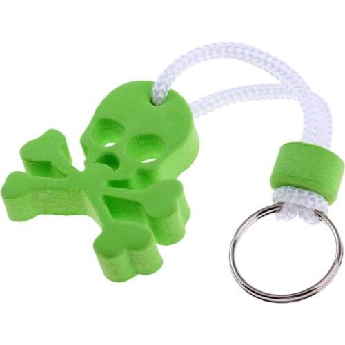 EVA Floating Skull Skeleton Keychain Keychain Boat Canoe Yachting
