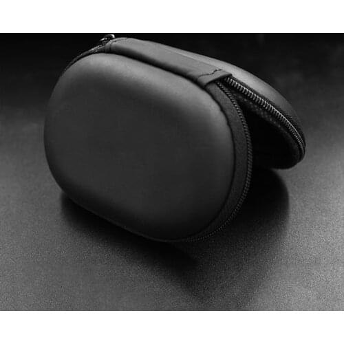 Kz Case Headphone Earphone Case PU Leather Portable Waterproof Earthquake Resistant Earphone Storage Bag Earphone Accessories