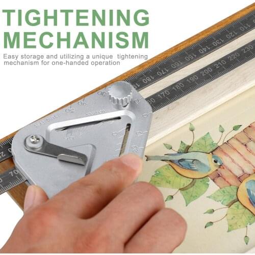 DIY Precise Multifunctional Woodworking Triangle Ruler Measurement Protractor Revolutionary Carpenter Measuring Tools