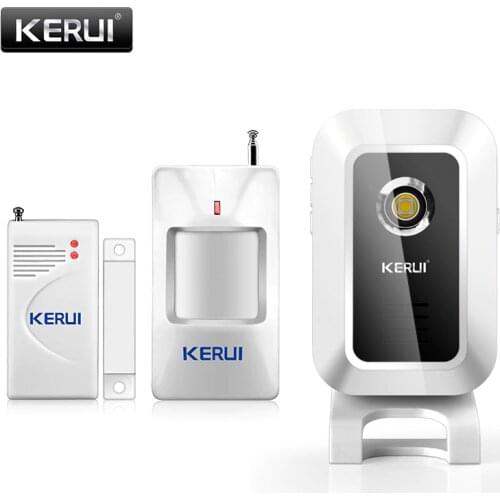 KERUI M7 Welcome Chime Doorbell Wireless Infrared PIR Motion detector Sensor Doorbell Welcome Alarm Entry Doorbell