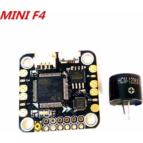 TendFlying Mini F4 Flight Controller Buil-in PDB 5V/1A BEC Buzze with Micro Buzzer Support Betaflight 3.1 DSHOT for Racer Drone