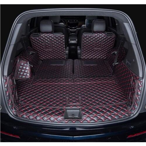 Good quality! Custom special car trunk mats for Cadillac XT6 2020 6 7 seats waterproof boot carpets cargo liner mat for XT6 2020
