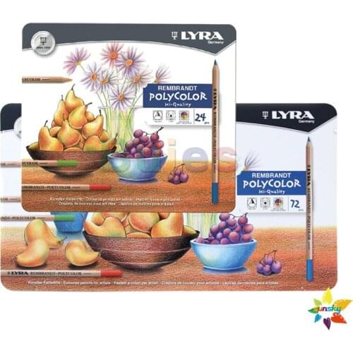 Lyra 12 24 36 72 Color Drawing Sketch Pencil Soft oil Color Pencil Painting Coloring Artist Pencil Professional Adult Fine ART