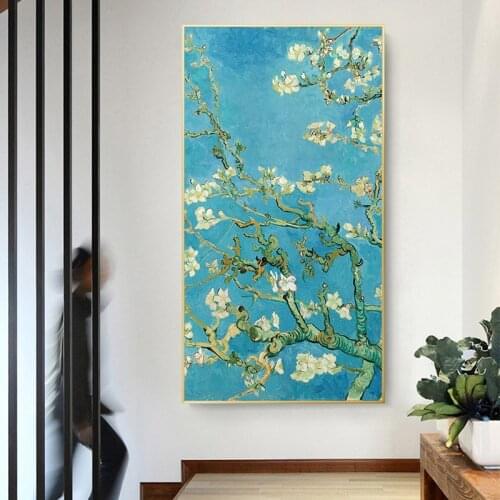 Almond Blossom By Van Gogh Famous Painting Canvas Painting Art Poster and Prints Home Wall Decor Pictures Unframed