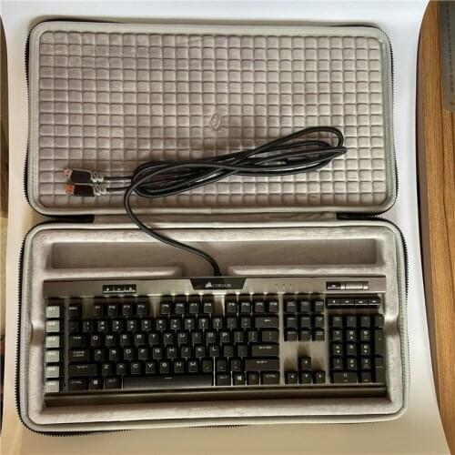Fashion Handbag Carrying Case for US CORSAIR K95 K65 RGB Mini Series Keyboard Case Storage Box Protection Bag Hard Shell