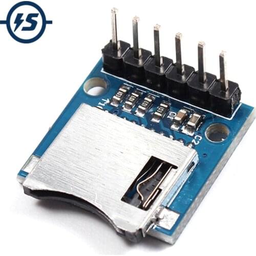 For Arduino SD Card Module Shield Micro SD Storage Board Mini Miniture Micro Memory Module With Pins AVR ARM
