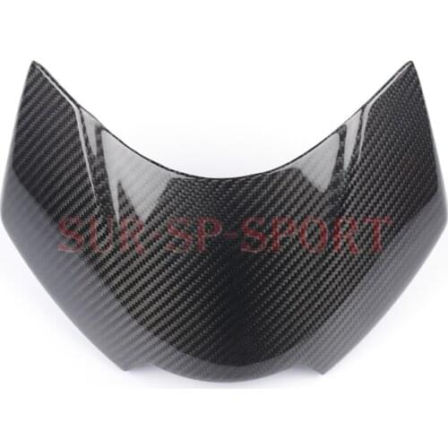 Motorcycle Black Headlight Cover Cowl Farings For Triumph Speed Triple 2017 2019 Full Carbon Fiber 100% Twill